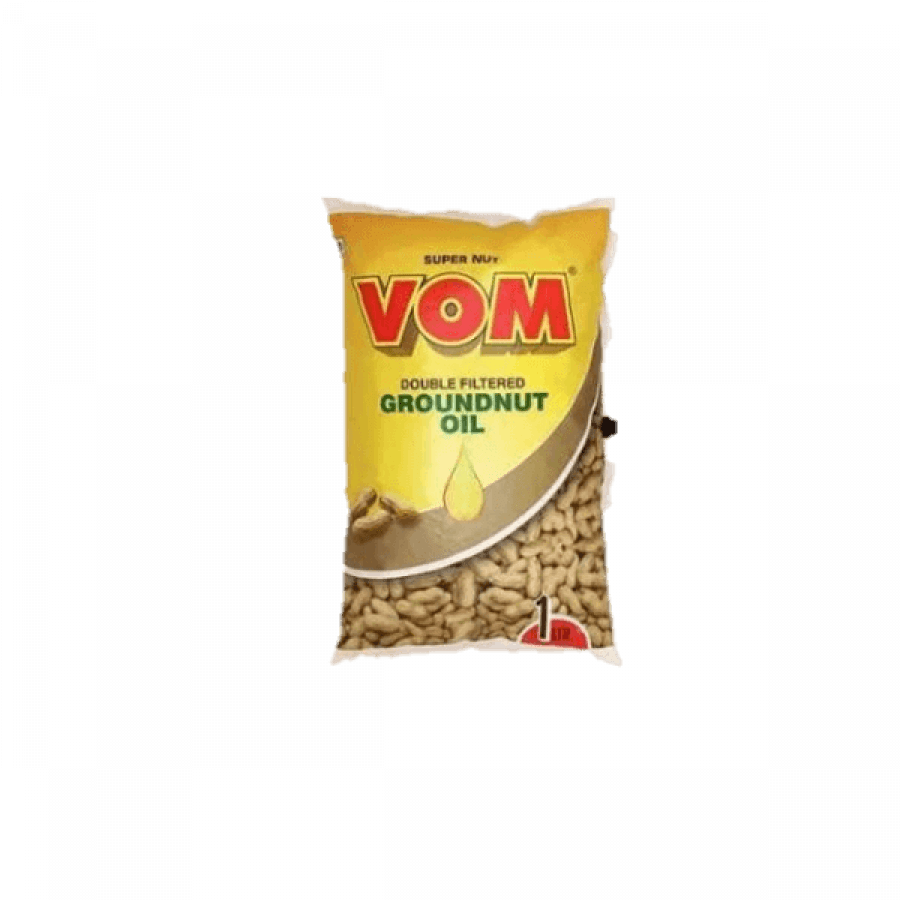 Vom ? Double Filtered Groundnut Oil 1ltr Pouch