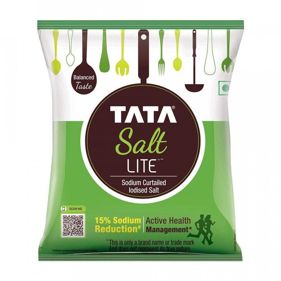 Tata Salt Lite  15% Low Sodium Iodised Salt  1kg