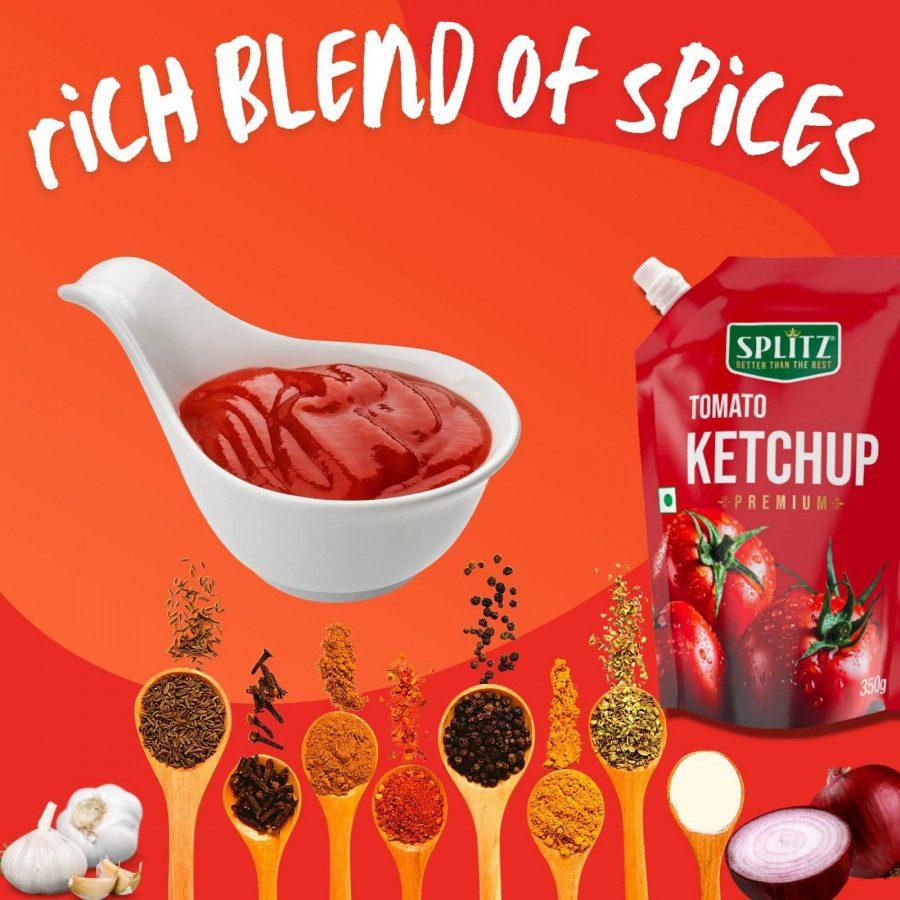 Splitz Tomato Ketchup 350 Gms