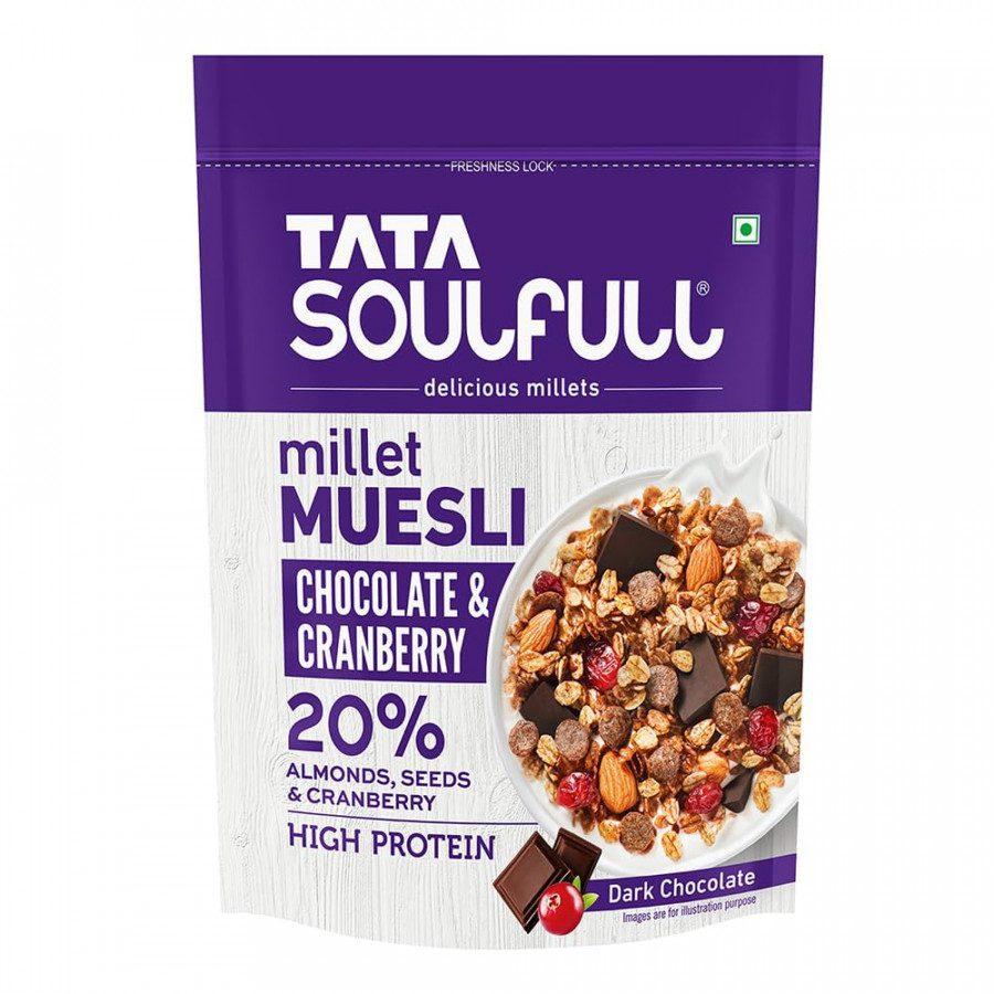 Soulfull Soulfull Chocolate And Cranberry Millet Muesli  500g