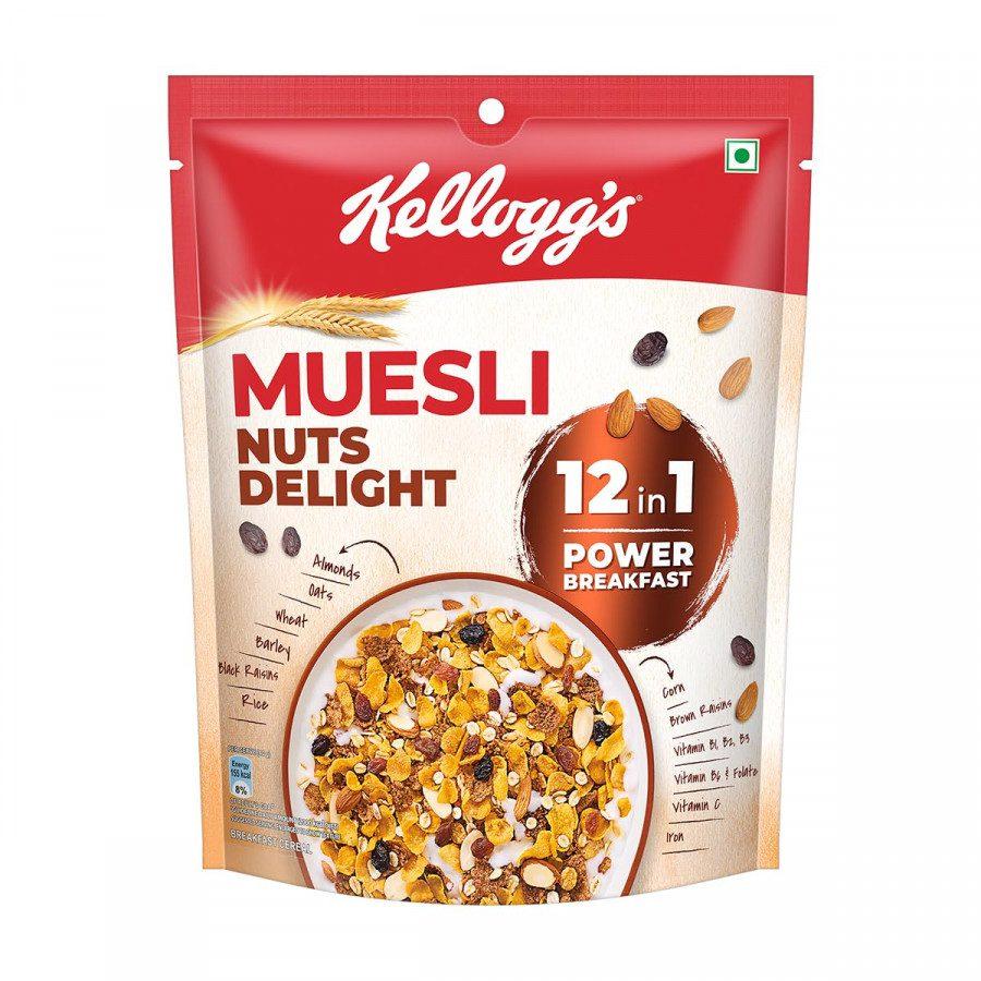 Kellogg&#039;s Muesli With 20% Nuts Delight 240G