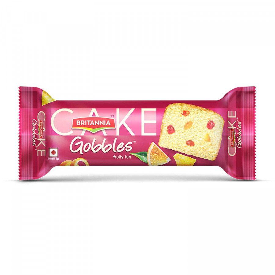 Britannia Cake Gobbles Fruity Fun 50G
