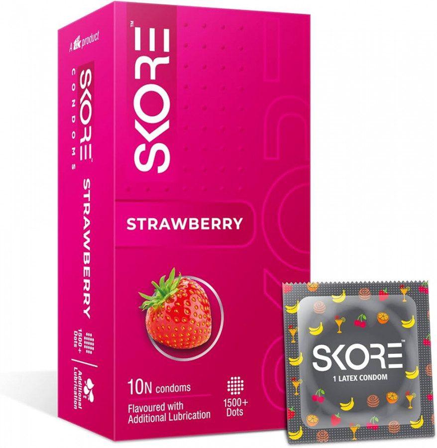 Skore Condom Strawberry