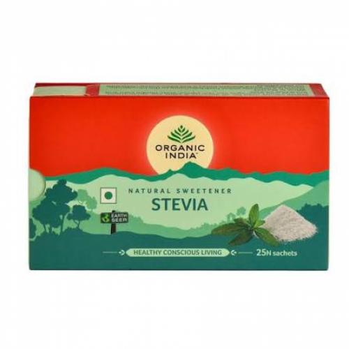 Organic India Stevia Natural Sweetener 25 Piece