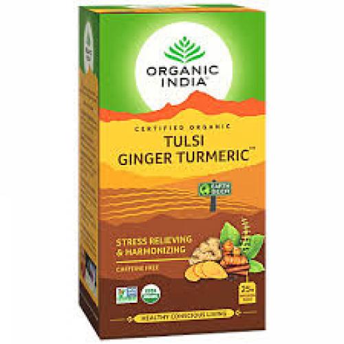 Organic India Tulsi Ginger Turmeric Tea
