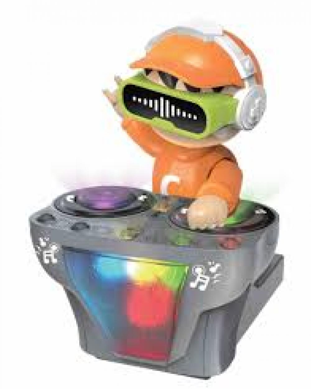 DJ cocoman with ligth and music