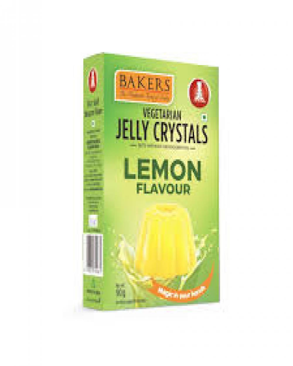 Bakers Vegetarian Jelly Crystals Lemon Flavour 90g